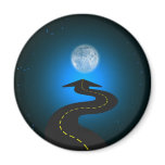 Luna Refrigerator Magnet