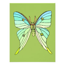 Luna Moth Invites