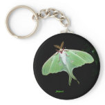 Luna Moth Keychain