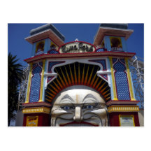 luna park melb postcards
