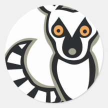 LUNA the LEMUR Stickers
