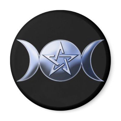 Lunar Goddess Magnet by pentagramstar