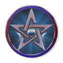 Lunar Goddess Pentagram Magnet
