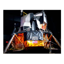 Lunar Module at Night Postcards