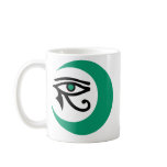 LunaSees Logo Mug (2 sided: jade/black, jade eye)