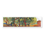 Lunatic Asylum Garden Of St-Rémy By Vincent Van bumper stickers