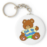 Lunch Break Teddy Bear Keychains