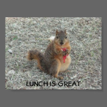 LUNCH IS GREAT posters