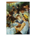 Luncheon of the Boating Party by Pierre Renoir Greeting Card