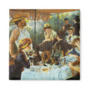 Luncheon of the Boating Party by Pierre Renoir magnets