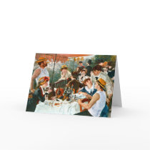 Luncheon of the Boating Party, Renoir Greeting Card