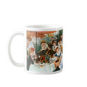Luncheon of the Boating Party, Renoir mugs