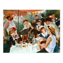 Luncheon of the Boating Party, Renoir Postcard