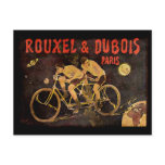 Lunel Vintage Tandem Cycling Cyclists Cycle Post Card