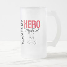 Lung  & Bone Cancer - Always My Hero My Dad Coffee Mugs