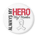 Lung & Bone Cancer - Always My Hero My Mother magnets
