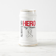 Lung & Bone Cancer - Always My Hero My Mother Coffee Mug