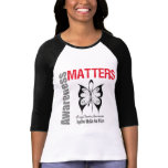 Lung Cancer Awareness Matters t-shirts