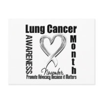 Lung Cancer Awareness Month Matters Postcard