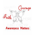 Lung Cancer Celtic Butterfly 3 t-shirts