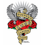 Lung Cancer Dagger t-shirts
