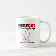 Lung Cancer Every Day I Miss My Daddy Coffee Mug