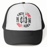 Lung Cancer Faith Love Cure hats