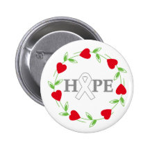 Lung Cancer Hearts of Hope Pin