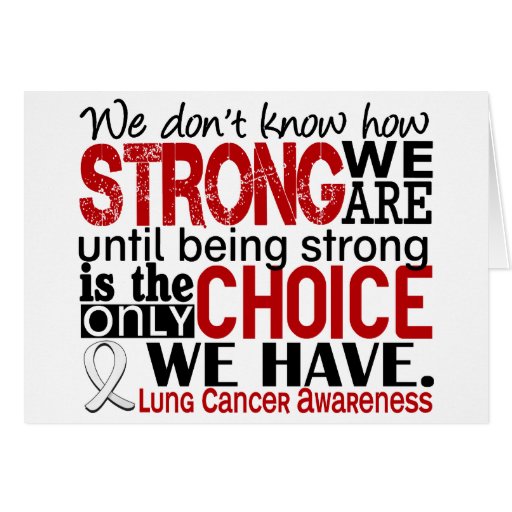 Lung Cancer How Strong We Are Zazzle