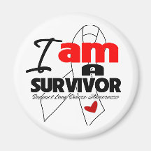 Lung Cancer - I am a Survivor Magnets
