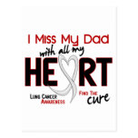 Lung Cancer I Miss My Dad Post Cards
