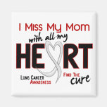 Lung Cancer I Miss My Mum Fridge Magnet