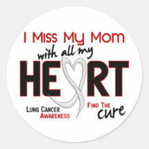 Lung Cancer I Miss My Mum Sticker