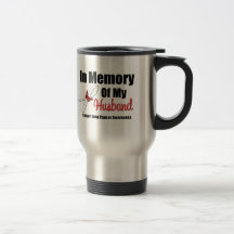 Lung Cancer In Memory of My Husband Coffee Mug