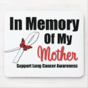 Lung Cancer In Memory of My Mother mousepads