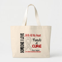 Lung Cancer Needs A Cure 3 Canvas Bag