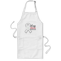 Lung Cancer Survivor Flower Ribbon Aprons