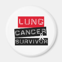 Lung Cancer Survivor Magnets