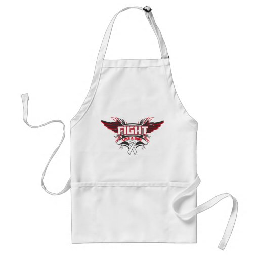 Lung Disease Fight Like a Girl Wings.png Aprons