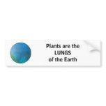 LUNGS of the earth - bumper sticker bumper stickers