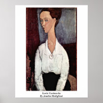 Lunia Czechowska By Amedeo Modigliani Print
