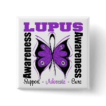Lupus Awareness Butterfly Pins