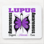 Lupus Awareness Butterfly Mouse Mat