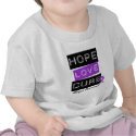 Lupus Awareness Hope Love Cure t-shirts