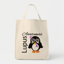 Lupus Awareness Penguin Bag
