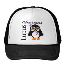 Lupus Awareness Penguin Mesh Hat