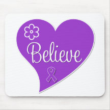 Lupus Believe Heart Mouse Mat