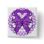 Lupus Butterfly Circle of Ribbons buttons