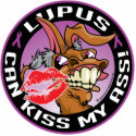 Lupus Can Kiss My Ass photo sculptures