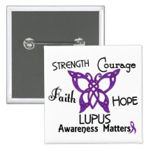 Lupus Celtic Butterfly 3 Buttons